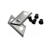 Evylnorrs 1 coppia, lame per cippatrice per legno, lame per trituratori per rami, lame per trituratori da giardino, lame di ricambio per utensili elettrici a doppia faccia, compatibili con Sun Joe