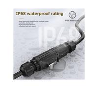 EW-LP16 Connettore Circolare Impermeabile A 2 Pin, Presa Industriale A Montaggio su Pannello IP68
