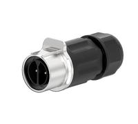 EW-LP24 5A-25A Connettore per cavo elettrico IP68 M24 2 3 4 10 12 19 24 pin per server industriali braccio meccanico energia solare (presa maschio a 2 pin)
