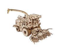 EWA Eco-Wood-Art - Puzzle in legno 3D per ragazzi e adulti, 14+ - Macchina raccolta FS80 - Kit fai da te, montaggio fai da te, non richiede colla - 580 pezzi