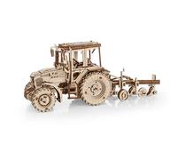 EWA Eco-Wood-Art - “TRACTOR BELARUS-82.3 with PLOW” - Puzzle 3D in legno - Rompicapo per adulti e adolescenti - da montare senza colla - 325 pezzi