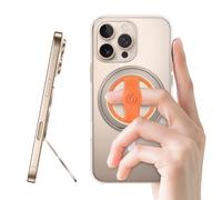EWA MagOne 3rd Gen [Compatibile con MagSafe] Supporto per telefono cellulare con anello elastico per le dita, anello interno rotante, supporto magnetico, per iPhone 16, 15, 14, 13, 12-Oro Champagne