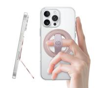 EWA MagOne 3rd Gen [Compatibile con MagSafe] Supporto per telefono cellulare con anello elastico per le dita, anello interno rotante,supporto magnetico rimovibile, per iPhone 16, 15, 14,13,12-Oro rosa