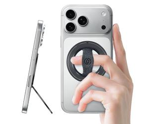 EWA MagOne 3rd Gen [Compatibile con MagSafe] Supporto per telefono cellulare con anello elastico per le dita, anello interno rotante, supporto magnetico rimovibile, per iPhone 16, 15, 14, 13, 12-Nero