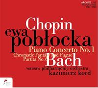 Fryderyk Chopin Chopin: Piano Concerto No. 1/Bach: Chromatic Fantasy and Fu (CD)