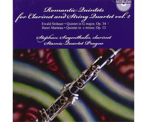 Ewald Strasser Romantic Quintets for Clarinet and String Quartet - Volume 2 (CD)