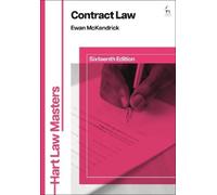Ewan McKendrick Contract Law (Tascabile) Hart Law Masters