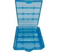 EWANTO 100x scatola batteria per 4 pz. Batterie Mignon AA o Micro AAA blu