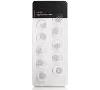 EWANTO 50 x miniFit 10 blister 10 mm OpenBass come Oticon Dome cupole per auricolari oticon miniFit Ex