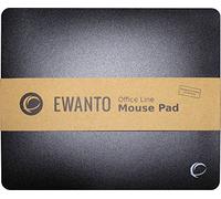 EWANTO Office Line - Tappetino per mouse nero con superficie morbida