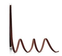 Ewaymado Nastro di velluto color caffè, 0,6 cm x 20 m, ideale per confezioni regalo, fiocchi per capelli, Natale, decorazioni per feste di nozze (1/4 "caffè)