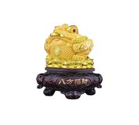 EWDHJK Questo Ornamento Feng Shui di Buon auspicio, Che Si ritiene porti ricchezza e Fortuna, può Essere Donato Come Regalo Aziendale o posizionato in Ufficio.(Metallic,18 * 16 * 19cm)