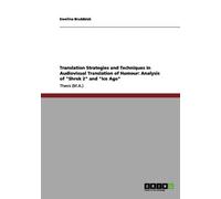 Ewelina Bruzdzi Translation Strategies and Techniques in Audiovisual (Tascabile)