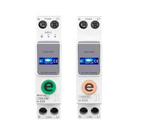 Ewelink 1P+N 63A 110V 220V WIFI Smart Switch Contatore di Energia Kwh Misurazione Interruttore Automatico Timer Relè Protezione Casa Intelligente(TOB9e-63 32A)