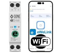 EWeLink Smart WiFi 63A guida DIN con misurazione dell'energia