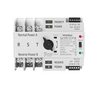 eWeLink WiFi Smart Remote Control 2P 3P 4P 125A AC 230V ATS Dual Power Automatic Transfer Switch Selector Potenza ininterrotta (3P)
