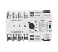 eWeLink WiFi Smart Remote Control 2P 3P 4P 125A AC 230V ATS Dual Power Automatic Transfer Switch Selector Potenza ininterrotta (4P)