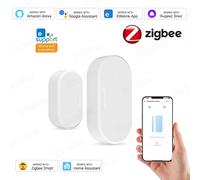 EWelink ZigBee Sensore magnetico per porte e finestre Rilevatore di allarme per porte wireless Sicurezza domestica intelligente Funziona con Zigbee2MQTT Alexa ZHA