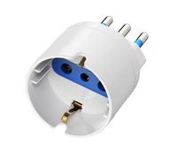 EWENT ADATTATORE ELETTRICO 1 PRESA SPINA ITALIANA 10A EW1198 NEW