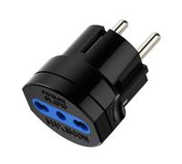 EWENT ADATTATORE ELETTRICO 16A 1 PRESA 10/16A BIPASSO/SCHUKO EW1197 NEW