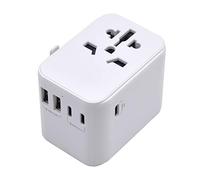 Ewent Adattatore Universale da Viaggio, Presa Universale da Viaggio con 2 porte