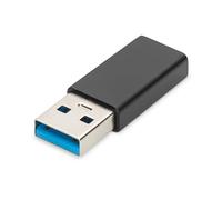 Ewent Adattatore USB Type C a USB A, Tipo C Femmina A Maschio, USB C 3A max 15 W e USB 3.0 fino a 5 Gbit/s, Compatibile con iPhone, Airpods, iPad, Macbook, Laptop, Smartphone, Videocamere