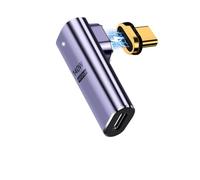 Ewent Adattatore USBC Magnetico, Connettore a 90° Magnetico USB C, 40 Gbps USB4, PD 100W, Video 8K60Hz, per MacBook, iMac/iPad, Switch, Notebook, Tablet, iPhone 14 e dispositivi USB C