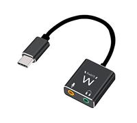 Ewent Cable adaptador de audio USB tipo C/Jack