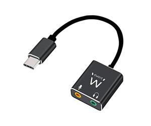 Ewent Cable adaptador de audio USB tipo C/Jack