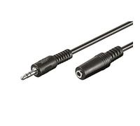 Ewent Cable Audio Estereo 3,5mm/M y 3,5mm/H -3mt