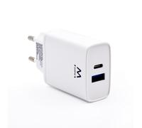 EWENT CARICATORE DA RETE ELETTRICA USB TYPE-C E QC3.0 20W EW1321