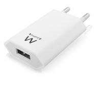 EWENT CARICATORE SPINA USB PER SMARTPHONE DA CASA 1A EW1200