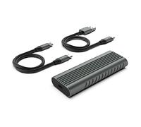 Ewent EW7025 contenitore di unità di archiviazione Box esterno SSD Grigio M.2