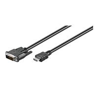 Ewent Cavo Adattatore High-Speed HDMI a DVI, Full-HD, 1080p, 5 Metri, Nero