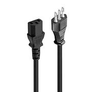 Ewent Cavo Alimentazione Spina italiana 10A a VDE IEC C13, 1.8 mt, cavo H05VV-F 3G, nero [Italia]