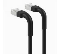 Ewent Cavo di Rete Ethernet Cat.6A Slim 3m, Patch Cable U/FTP RJ45 Maschio/Maschio, 100% Rame, 32AWG, Alta Velocità 10 Gbit/s, Guaina PVC Flessibile, Cavo Internet Ultra Veloce Nero