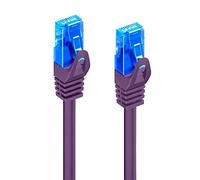Ewent Cavo di Rete, Patch CAT 5e U/UTP, AWG 26/7, 2 Connettori RJ45, 50 cm, Viola