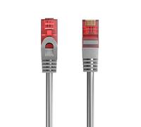 Ewent Cavo di Rete Patch Cat 6 U/UTP, AWG 24/7, 2 Connettori RJ45, 10m, Grigio