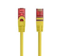Ewent Cavo di Rete Patch Cat 6 U/UTP, AWG 24/7, 2 Connettori RJ45, 2m, GIALLO (IM1017)