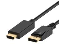 Ewent Cavo HDMI a Schermatura Multipla - Conversione Ingresso da DisplayPort a HDMI - Supporta Trasmissione Video 4K - Lunghezza: 1,8 Metri