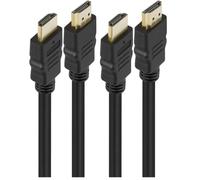 Ewent Cavo HDMI con Ethernet, Supporta 4K 30Hz, Video UHD 2160p, Ultra HD 1080p, 3D per XboxOne, PS4, TV, Computer e Monitor, 10 Metri (Confezione da 2)