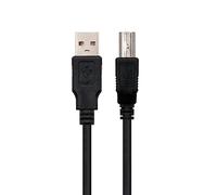 Ewent Cavo Stampante USB 2.0 Nero, 1 Metro, Tipo A Maschio a Tipo B Maschio, 2xAWG 30 Rame