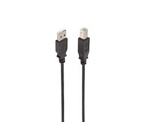 Ewent Cavo Stampante USB 2.0 Nero, 3 Metri, Tibo A Maschio a Tipo B Maschio