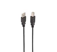 Ewent Cavo Stampante USB 2.0 Nero, 5 Metri, Tibo A Maschio a Tipo B Maschio