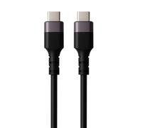 Ewent Cavo Type-C a USB-C 3.2 Gen2x1, 1 m, in PVC, Nero - Ricarica Rapida 60W(20V/3A) e Trasferimento Dati 10 Gbps, Intrecciato Rame Stagnato AWG24, Per dispositivi USB-C/Smartphone/Tablet/Notebook