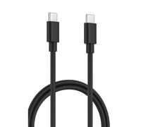 Ewent Cavo USB-C a USB-C 1m Nero - cavo PD 60 W (20V/3A) + trasmissione dati 480 Mbps, PVC, Ricarica rapida per Apple,Android,Samsung,Smartphone,Tablet,Laptop e dispositivi elettronici Type C