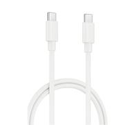 Ewent Cavo USB-C a USB-C 2m Bianco - cavo PD 60 W (20V/3A) + trasmissione dati 480 Mbps, PVC, Ricarica rapida per Apple,Android,Samsung,Smartphone,Tablet,Laptop e dispositivi elettronici Type C