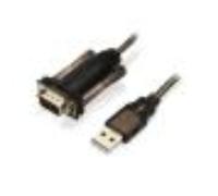 Ewent Convertitore USB 2.0 a Seriale RS-232 EW1116 D-sub 9 pin Cavo 1,5 m Nero