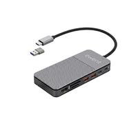 Ewent Docking Station USB-C 8 in 1 con Alloggiamento SSD M.2 NVMe, HDMI 4K 60Hz, 2 USB-A e USB-C 10Gbps, Power Delivery 100W, Lettori SD e TF