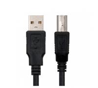 Ewent Cavo Stampante USB 2.0 Nero, 5 Metri, Tibo A Maschio a Tipo B Maschio